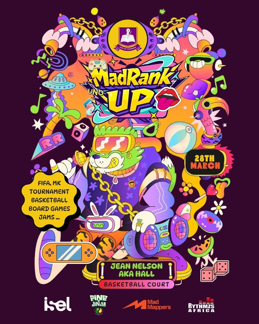 MAD Rank Up background artwork